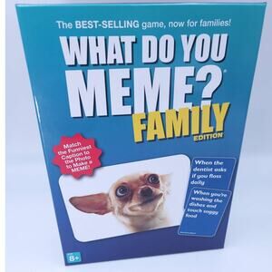 What Do You Meme ? Family Edition Board Game NEW Open Box Complete